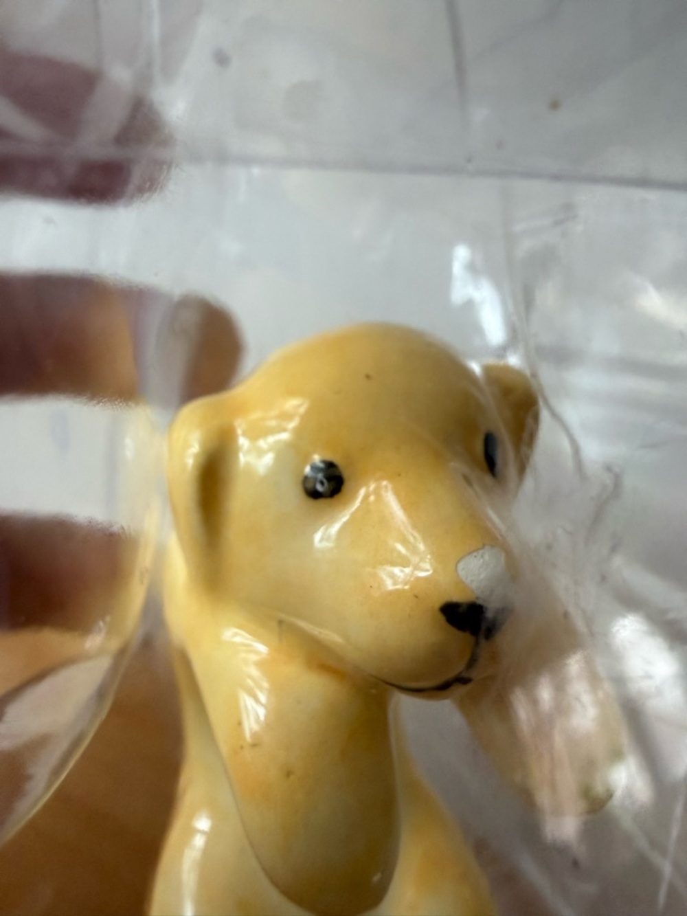 Animal Tea Bag Holders - Set of 2 in Box: Golden Retriever Dog & Bear - Picture 4 of 4